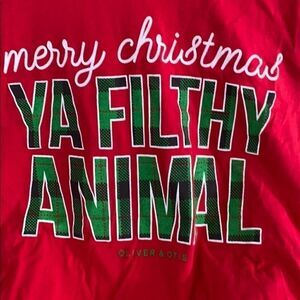 Merry Christmas Ya Filthy Animal Tshirt